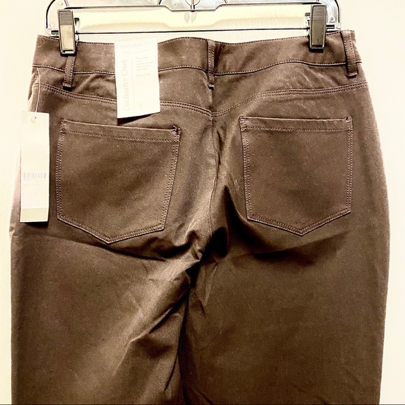 Coldwater Creek cotton stretch bootcut pants - Picture 6 of 8